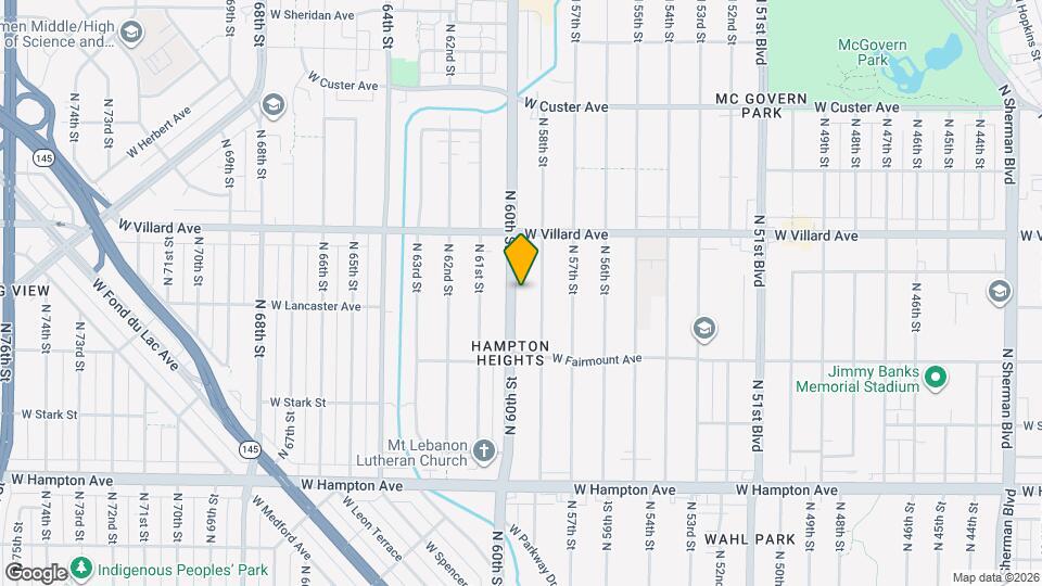 5084 N 60th St Map and Location Details