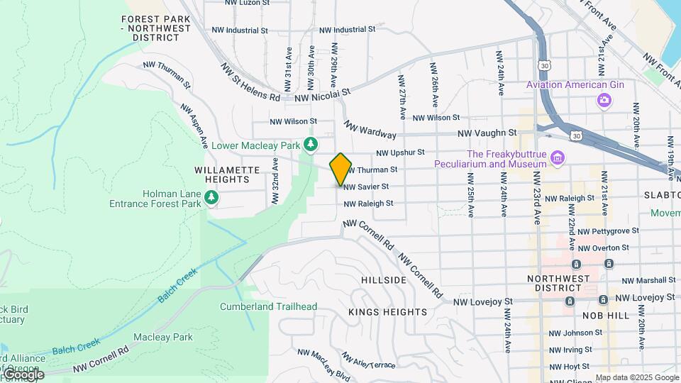 2896 NW Savier St Map and Location Details