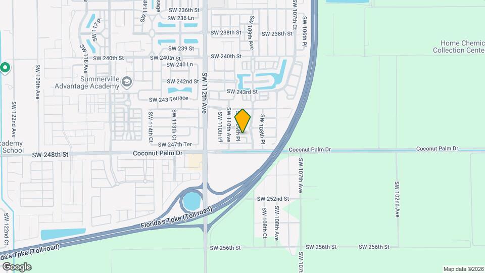 11925 SW 247 St Map and Location Details