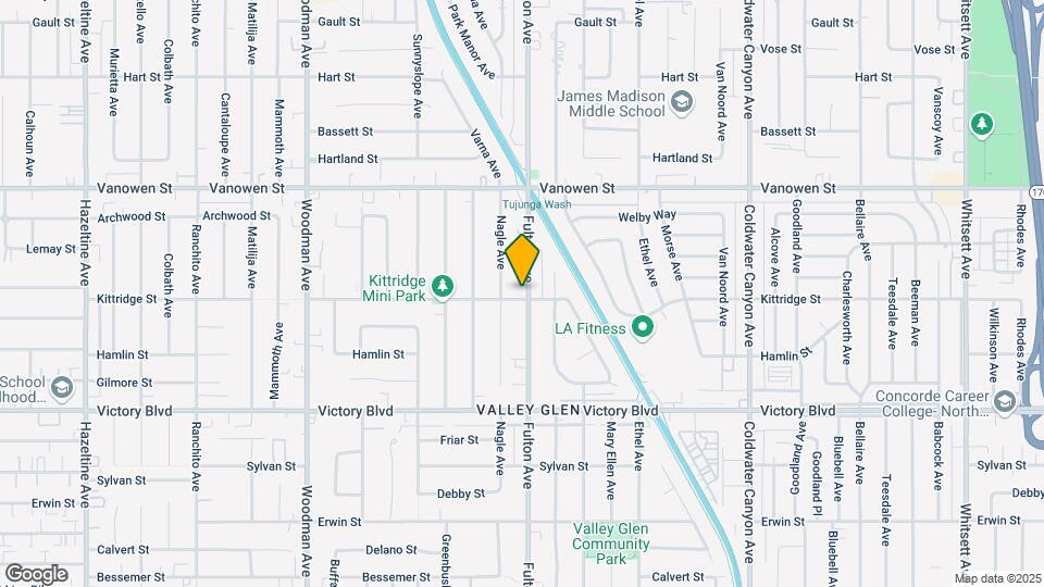 6603 Fulton Ave Map and Location Details