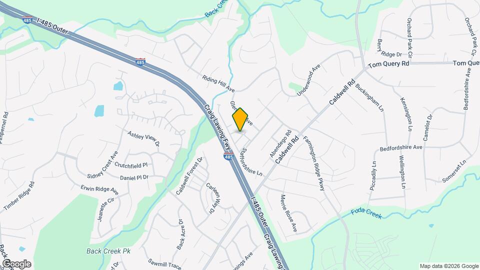 3410 Broadwick St Map and Location Details