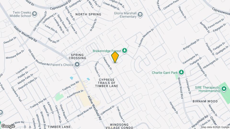 2307 Chaparrel Clf Trl Map and Location Details