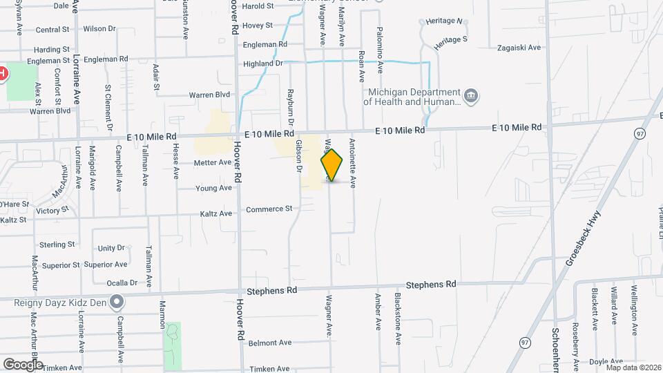 12214 Louisiana Ave Map and Location Details