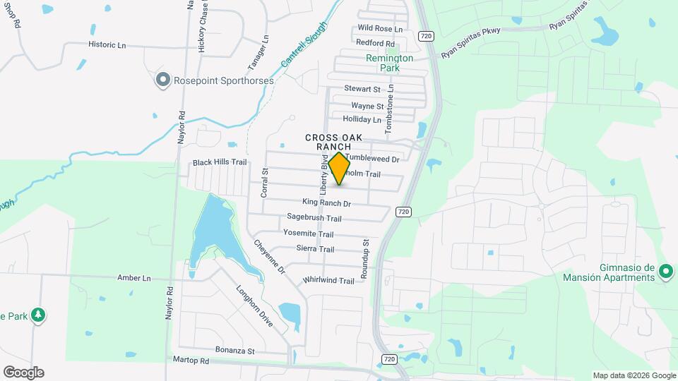 8820 Wagon Trail Mapa y Detalles de la Ubicación