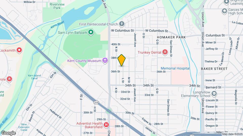 3619 L St Map and Location Details