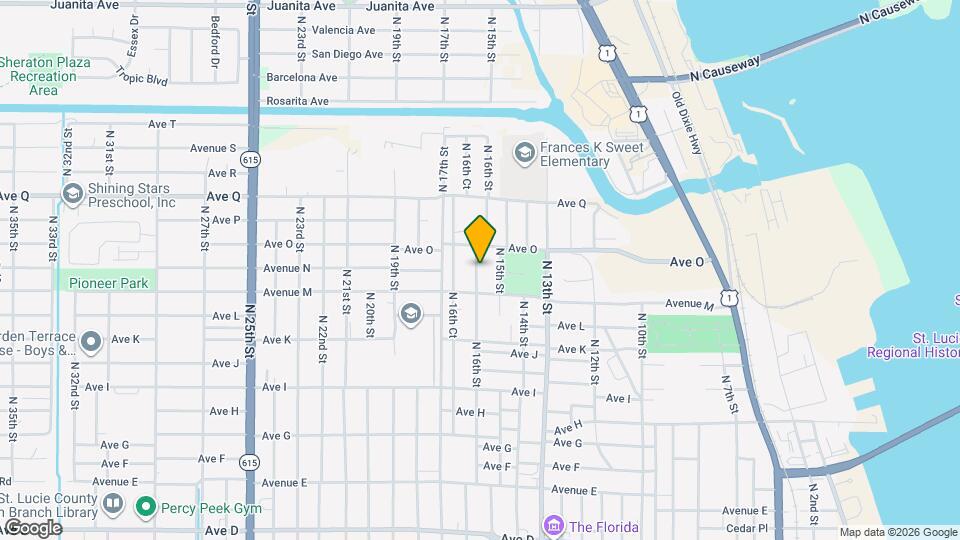 1418 N 16th St Mapa y Detalles de la Ubicación