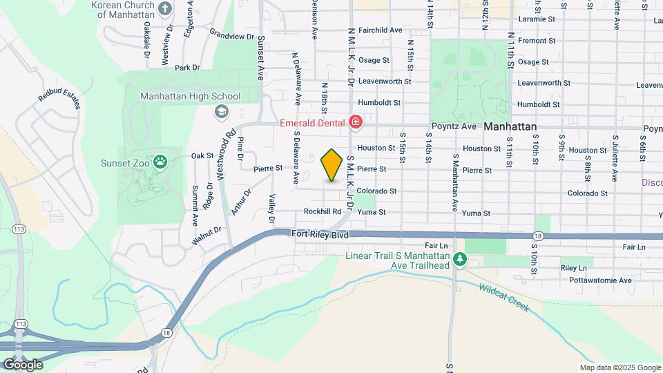 1720 Colorado St Map and Location Details