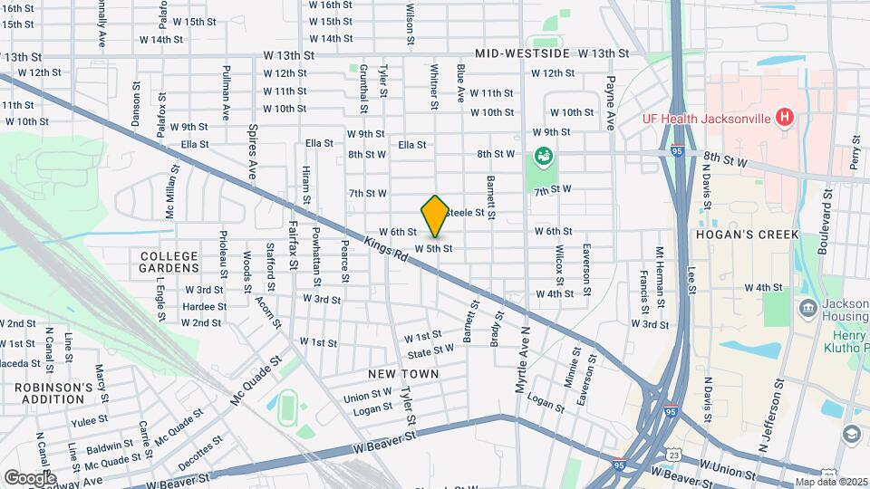 1504 Whitner St Mapa y Detalles de la Ubicación