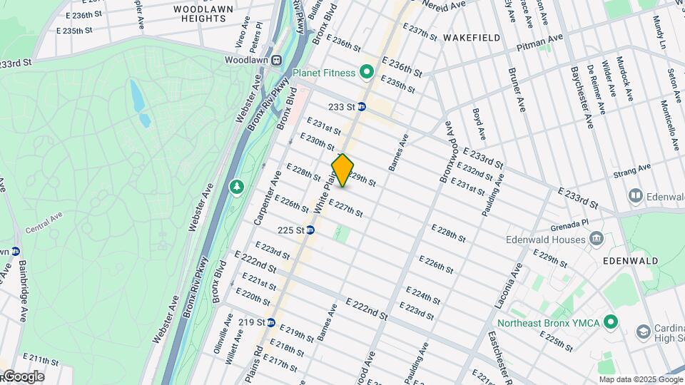 722 E 228th St Mapa y Detalles de la Ubicación