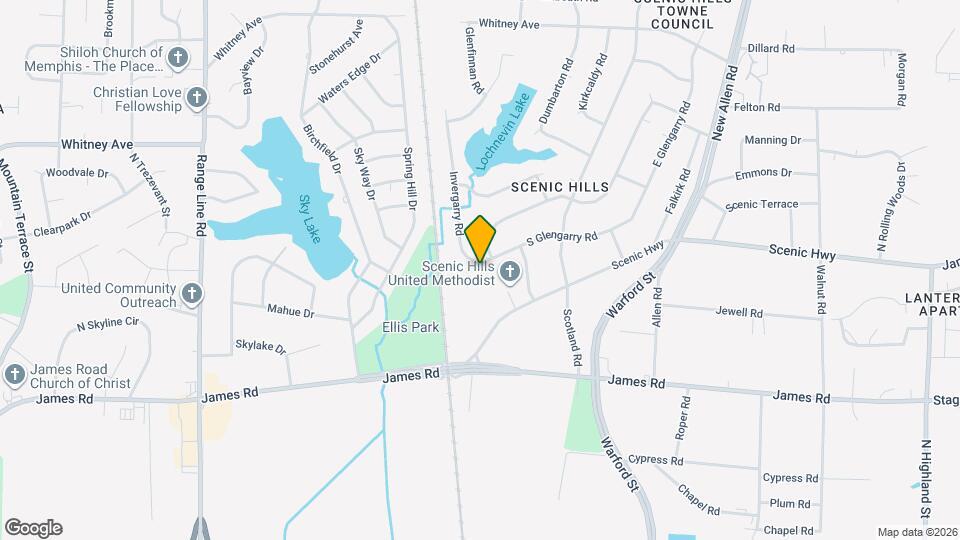 2859 Invergarry Rd Map and Location Details