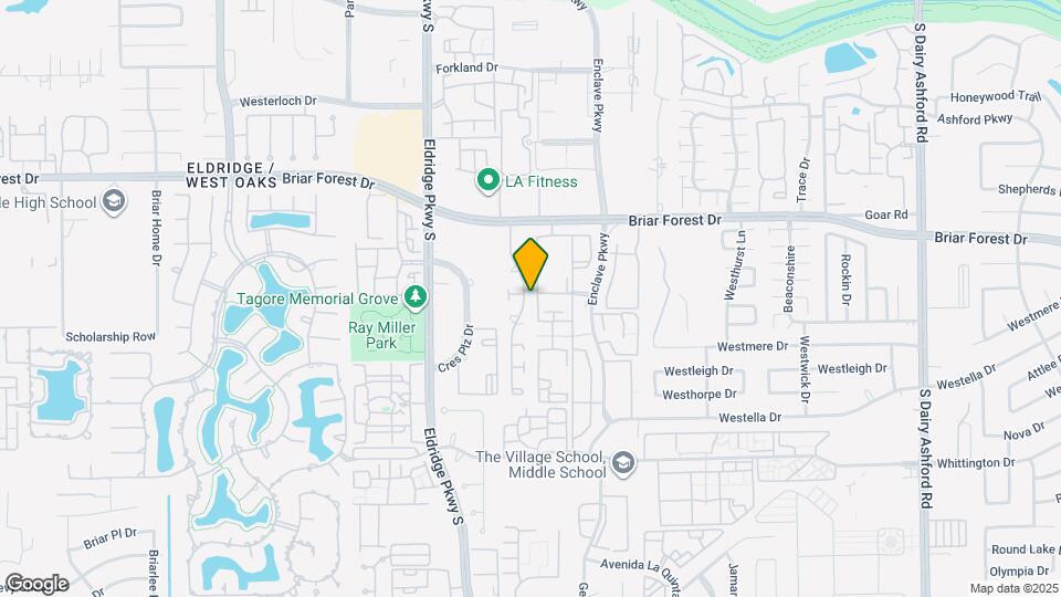 1611 Lakeside Enclave Dr Map and Location Details