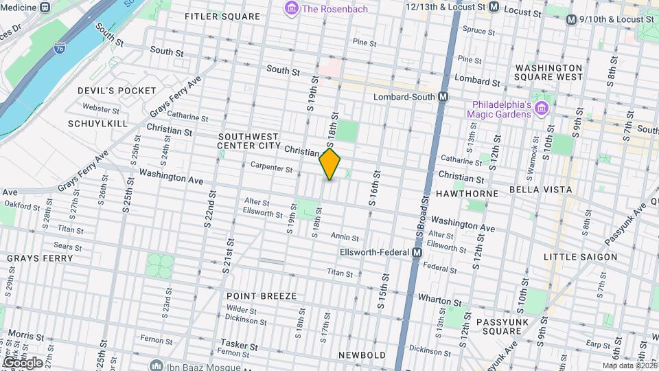 1014 S Bouvier St Map and Location Details