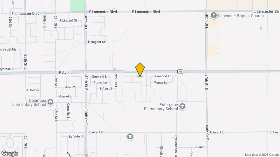3336 Emerald Ln Map and Location Details