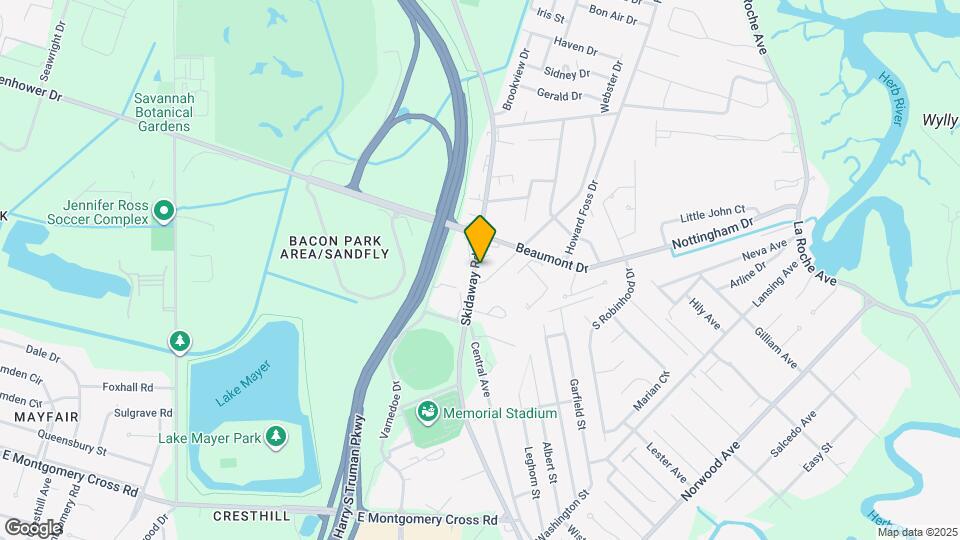 7116 Skidaway Rd Map and Location Details