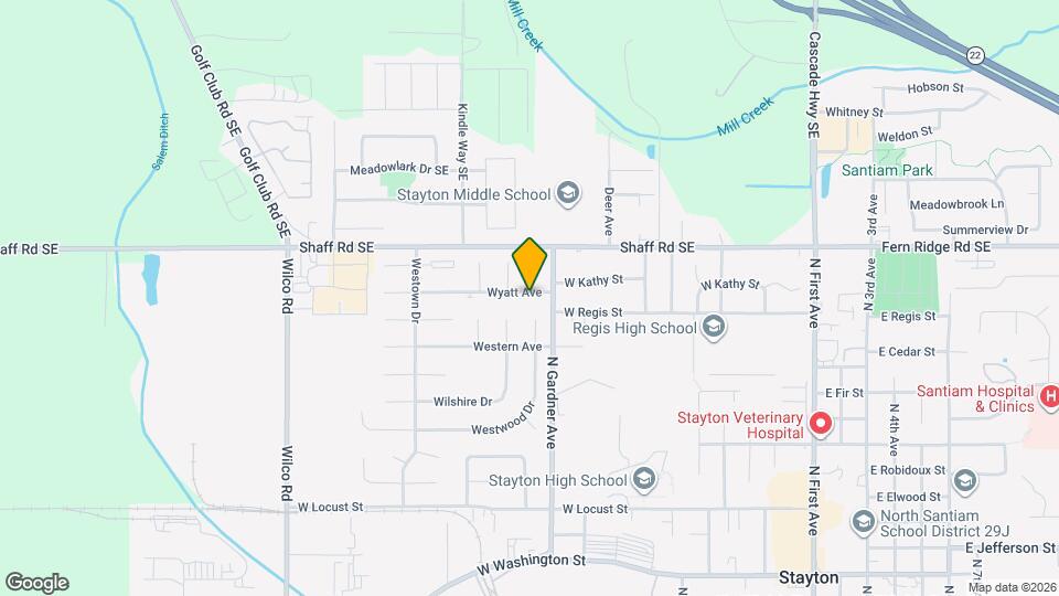1160 Wyatt Ave SE, Unit 1160 Wyatt Ave Stayton Map and Location Details