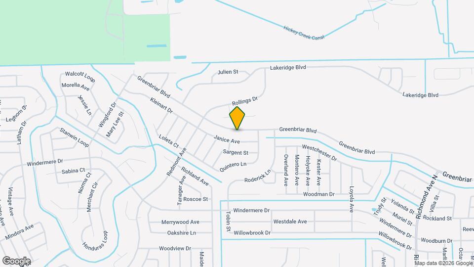 537 Greenbriar Blvd Map and Location Details
