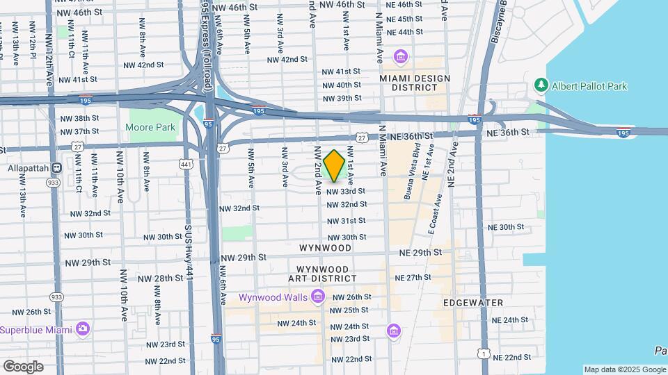 151 NW 33rd St Map and Location Details
