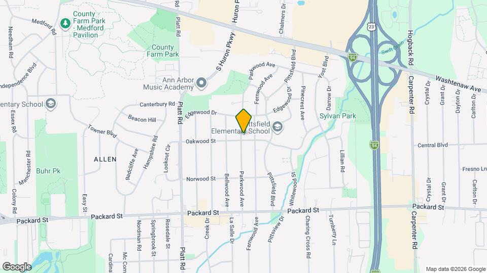 3303 Oakwood St Map and Location Details