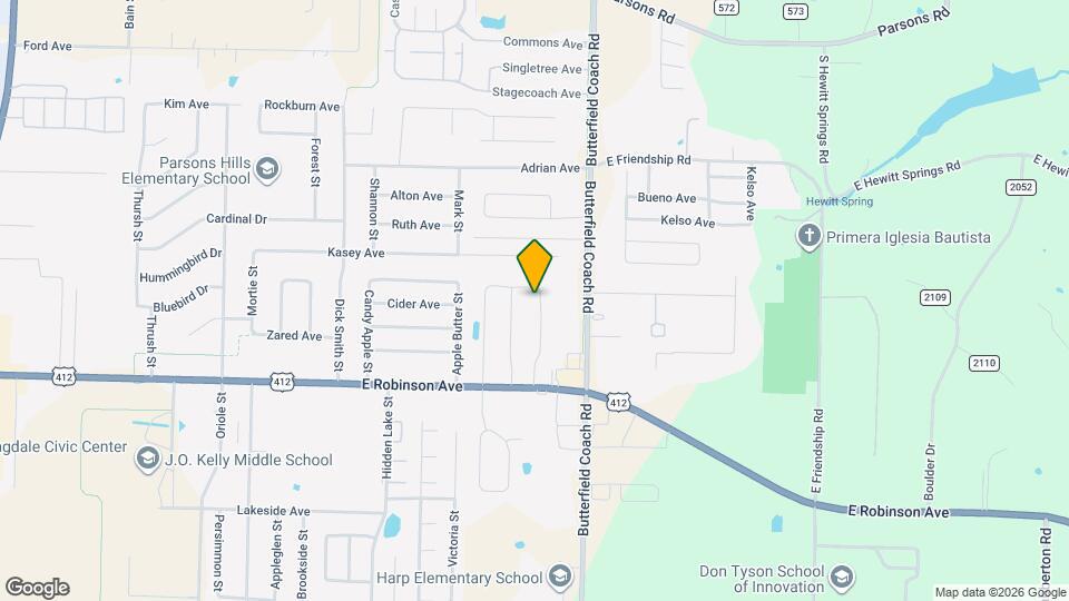 1704 Breckenridge St Map and Location Details