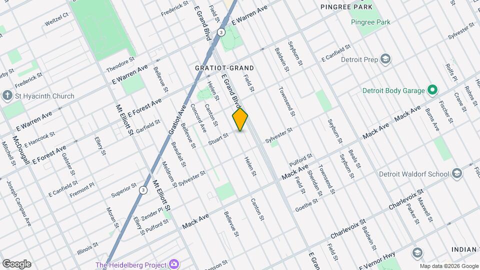 3980 Helen St Map and Location Details