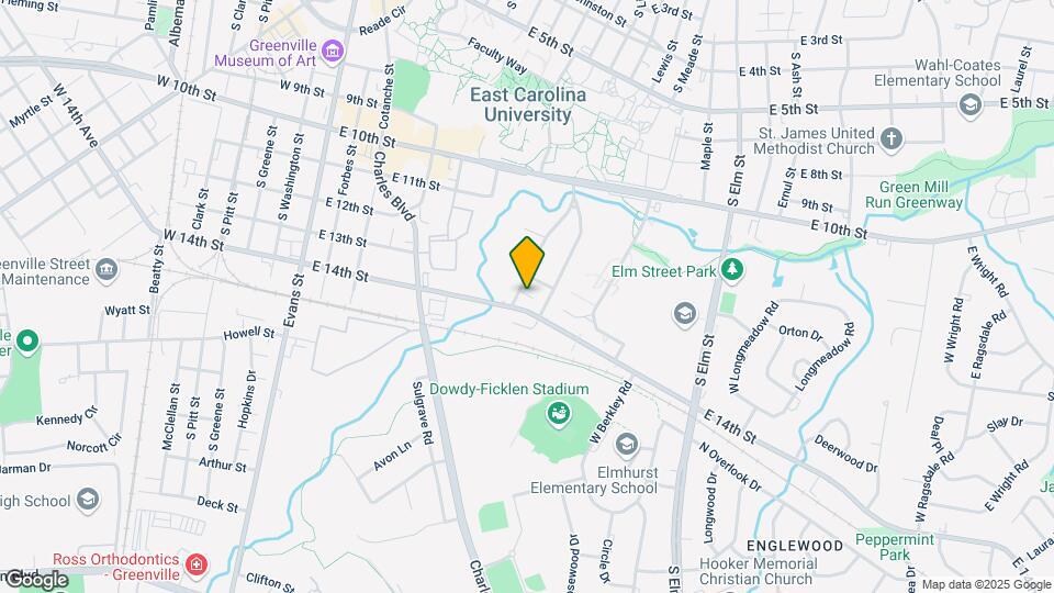 1105 W Rock Spring Rd Map and Location Details