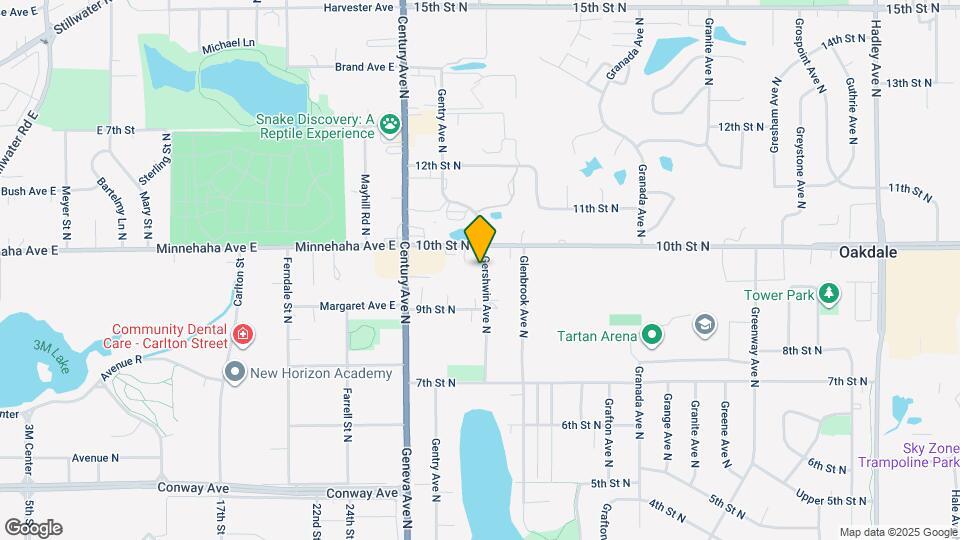 968 Gershwin Ave N, Unit Duplex Map and Location Details