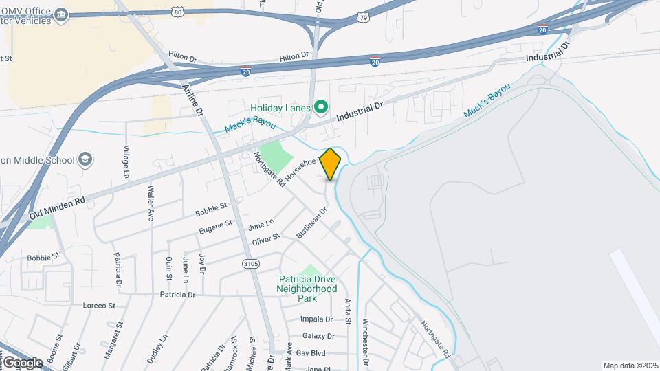 3418 Bistineau Dr Map and Location Details