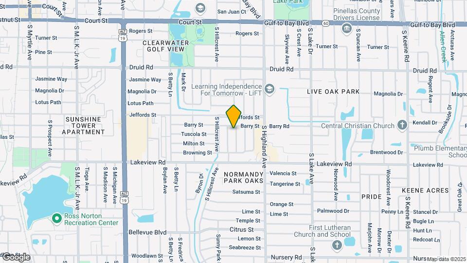 1228 Pineview Ave Map and Location Details