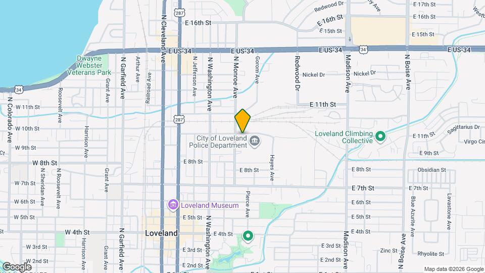3 Bed, 2.5 Bath in the heart of Loveland Map and Location Details