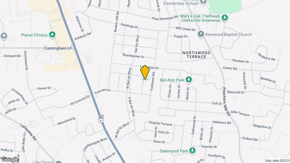 9 Gettysburg St Map and Location Details