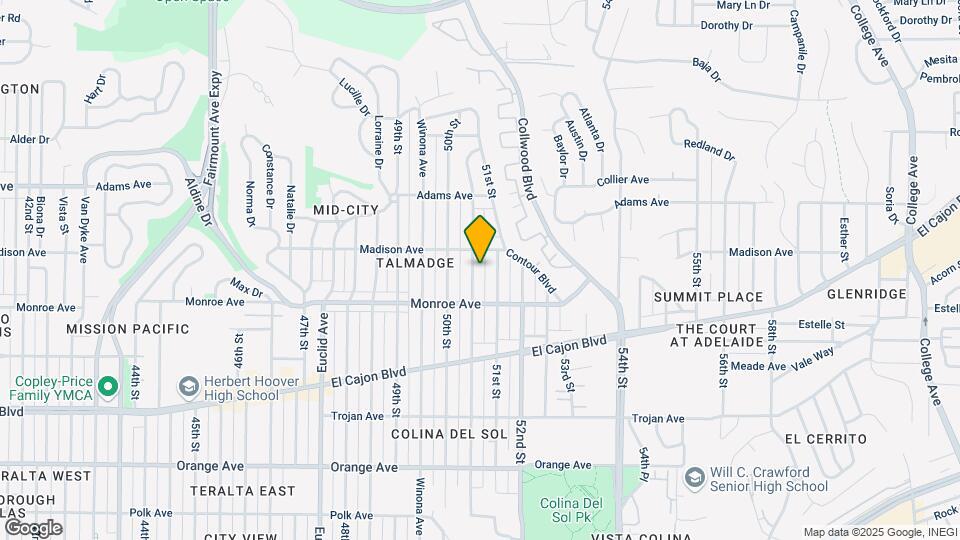 4561-4565 Altadena Ave. Mapa y Detalles de la Ubicación