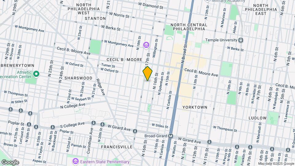 1532 Willington St Mapa y Detalles de la Ubicación