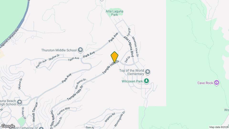 2575 Temple Hills Dr Map and Location Details