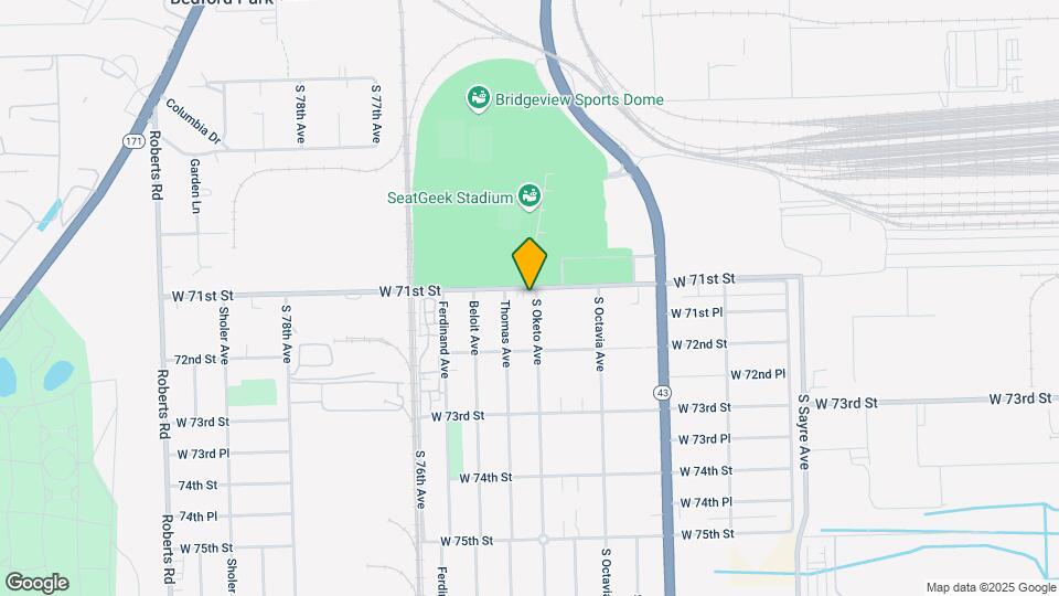 7403 W 71st St Map and Location Details