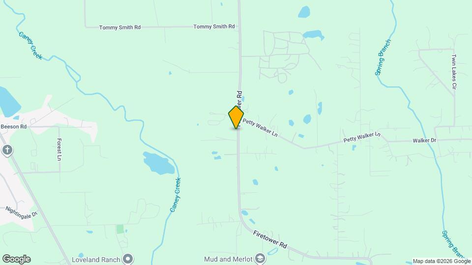 15110 Firetower Rd Map and Location Details