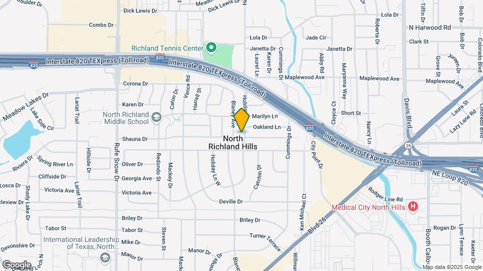 4801 Holiday Ln Map and Location Details