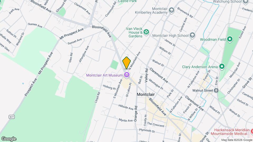 8 N Mountain Ave Map and Location Details