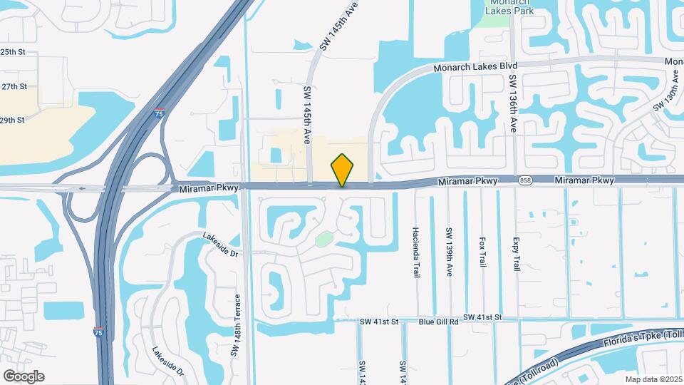 14401 SW 33rd Ct Map and Location Details
