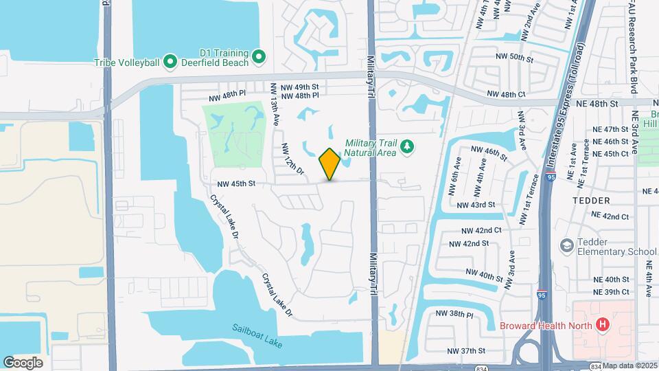 1070 NW 45th St Map and Location Details