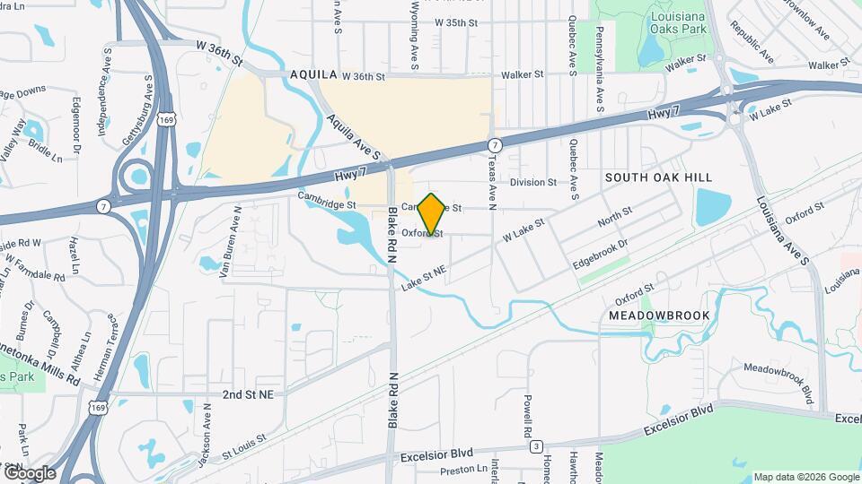 1316 Oxford St Map and Location Details