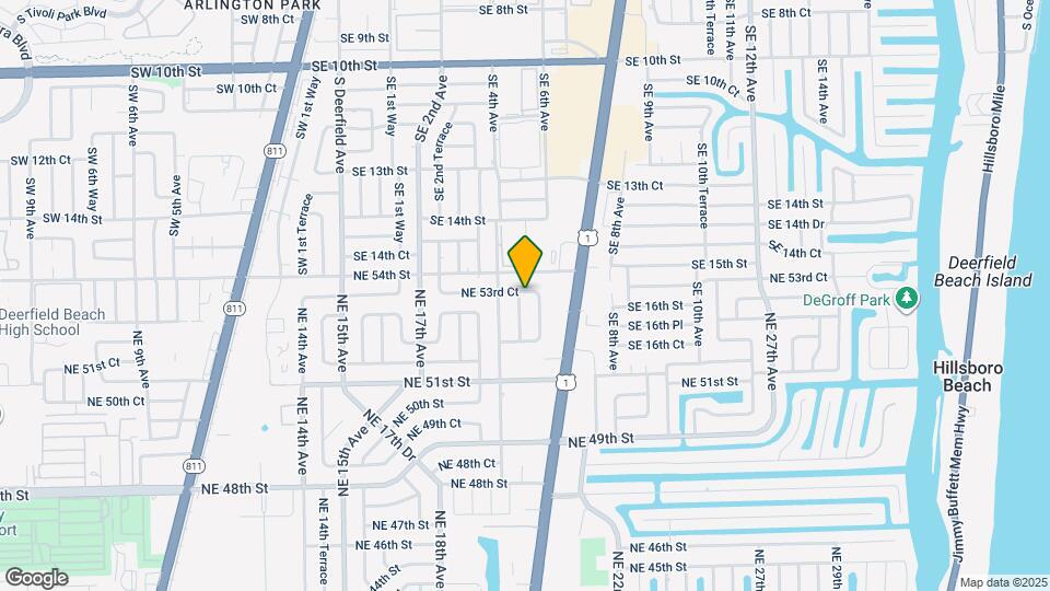 5348 NE 20th Ave Map and Location Details