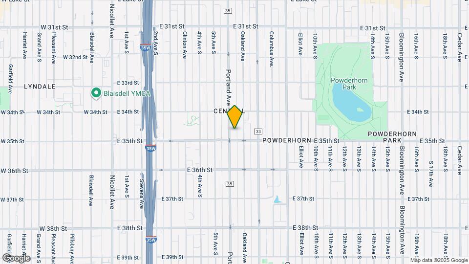 3433 Portland Ave Map and Location Details