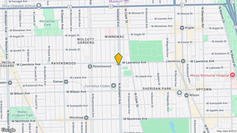 4747 N Ashland Ave Map and Location Details