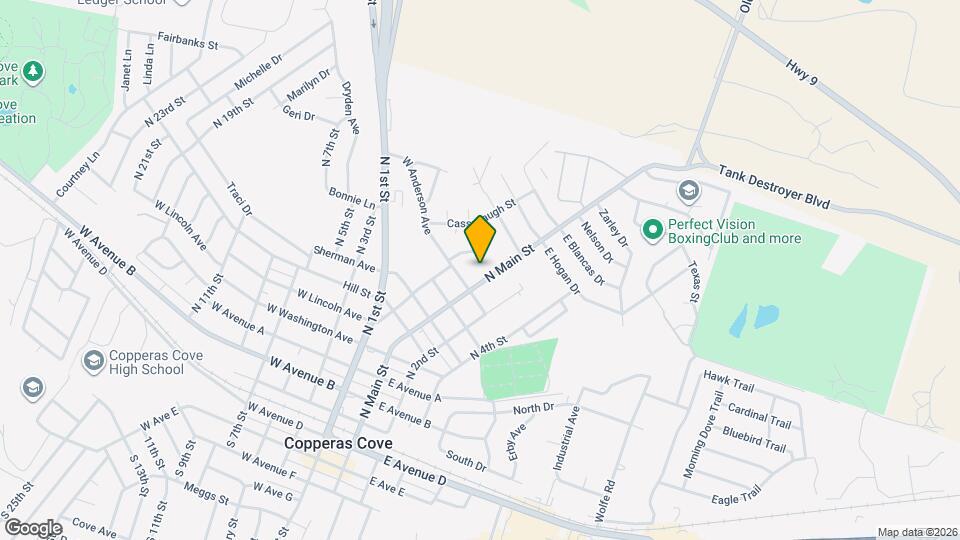 903 N Main St Map and Location Details