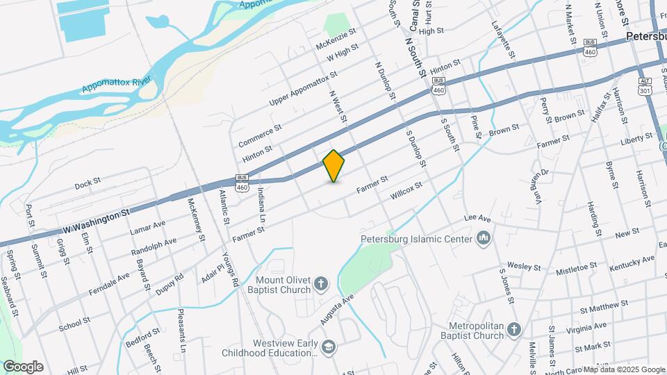 1206 Rome St Map and Location Details