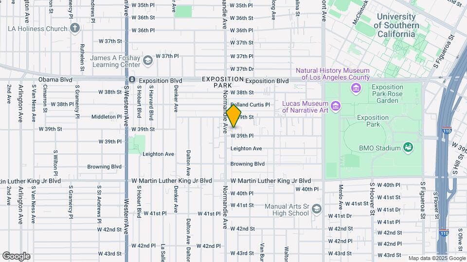 1271 W 39th Pl Map and Location Details