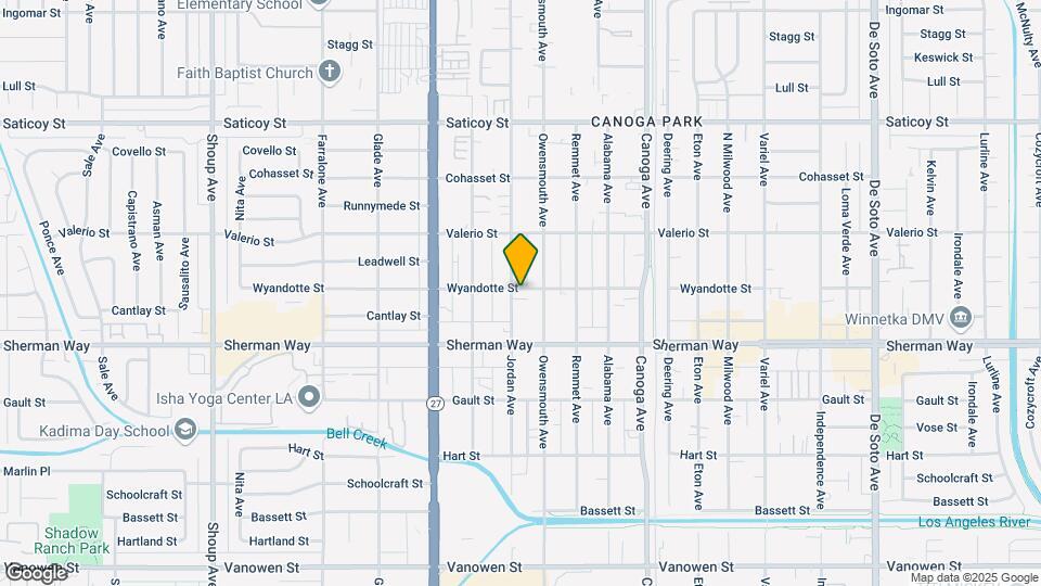 7256 Jordan Ave Map and Location Details