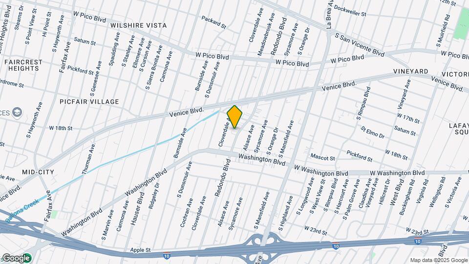 1837 S Redondo Blvd Map and Location Details