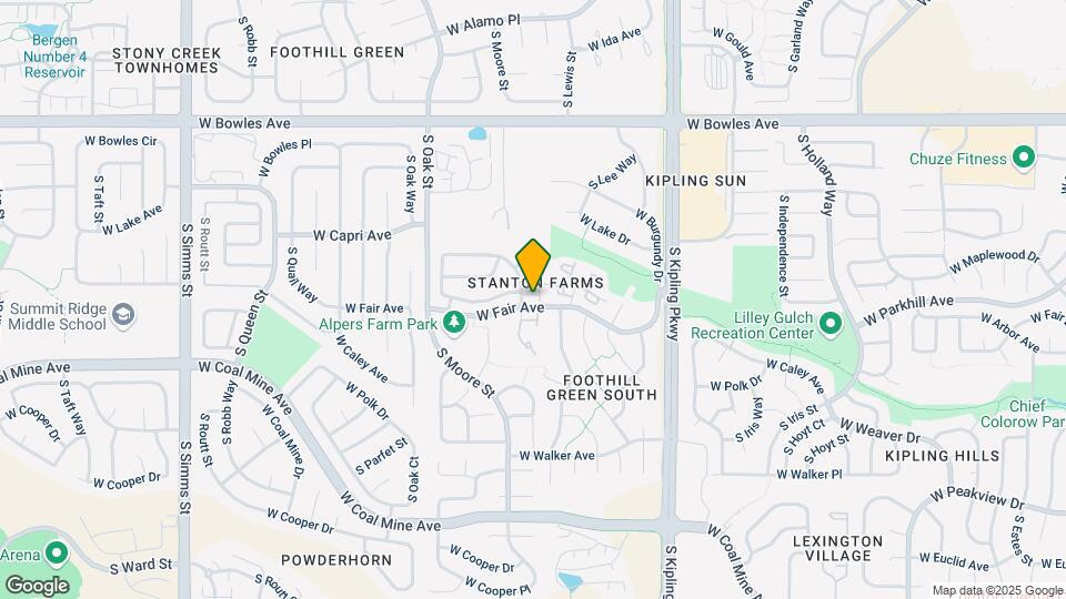 10507 W Maplewood Dr Map and Location Details