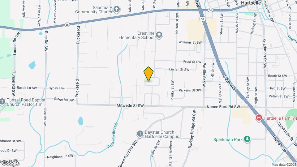 1112 Crestline Pl SW Map and Location Details